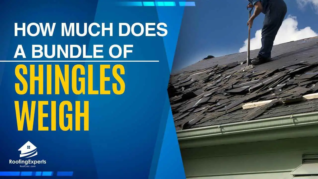 how much does a bundle of shingles weigh