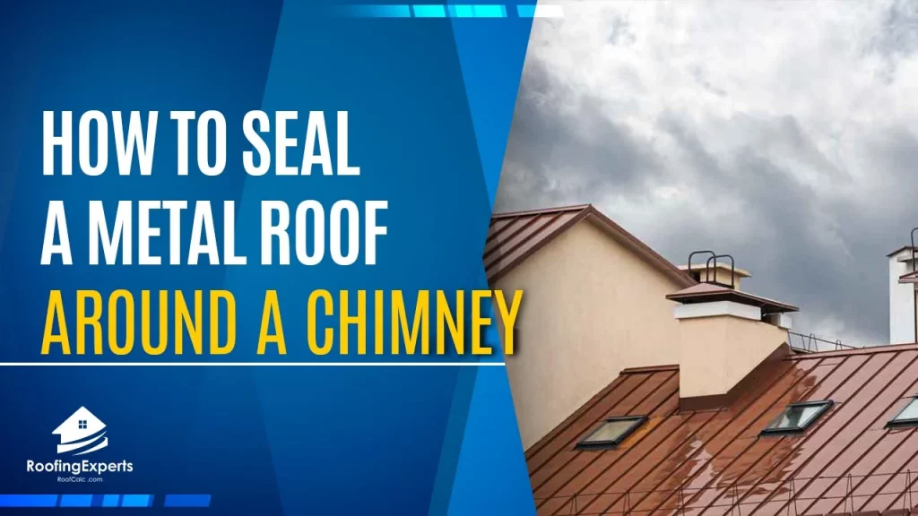 how to seal a metal roof around a chimney