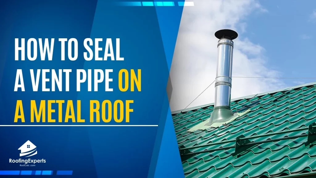 how to seal a vent pipe on a metal roof