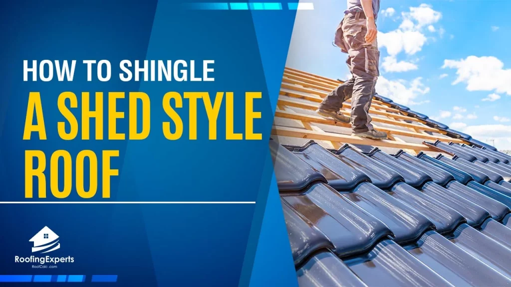 how to shingle a shed roof style