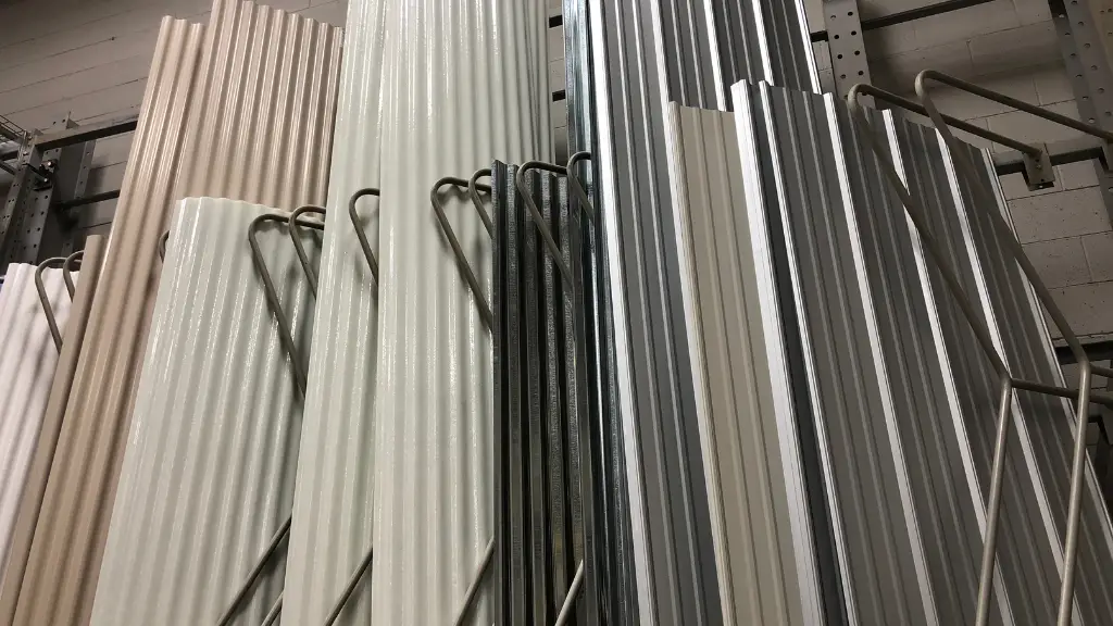 plastic and metal roof panels