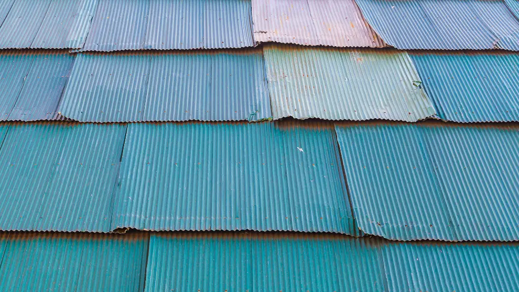 how to clean a galvanized metal roof